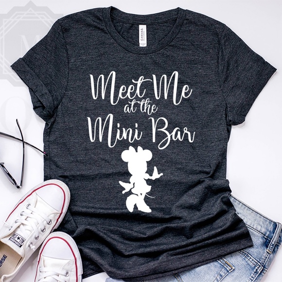 Minnie Mouse theme Funny Drinking Tshirt for Women - Picture 1 of 4